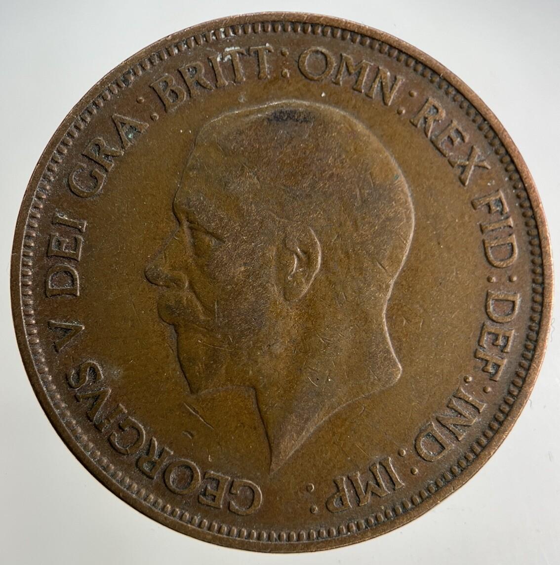 1936 George V One Penny Coin | Collectable Grade
