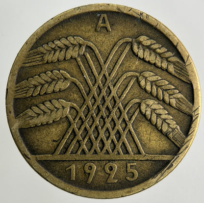 1925 Germany 10 Pfennig Coin | Fine Collectable Grade