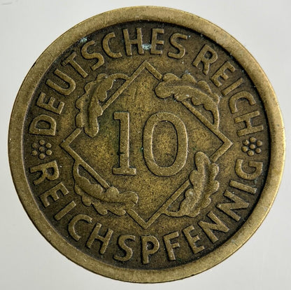 1925 Germany 10 Pfennig Coin | Fine Collectable Grade