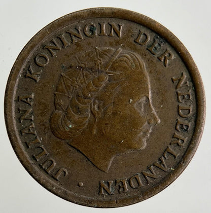 1954 Netherlands 1 Cent Coin | Fine Collectable Grade