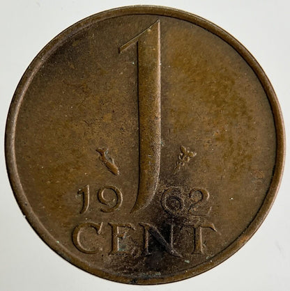 1962 Netherlands 1 Cent Coin | Fine Collectable Grade