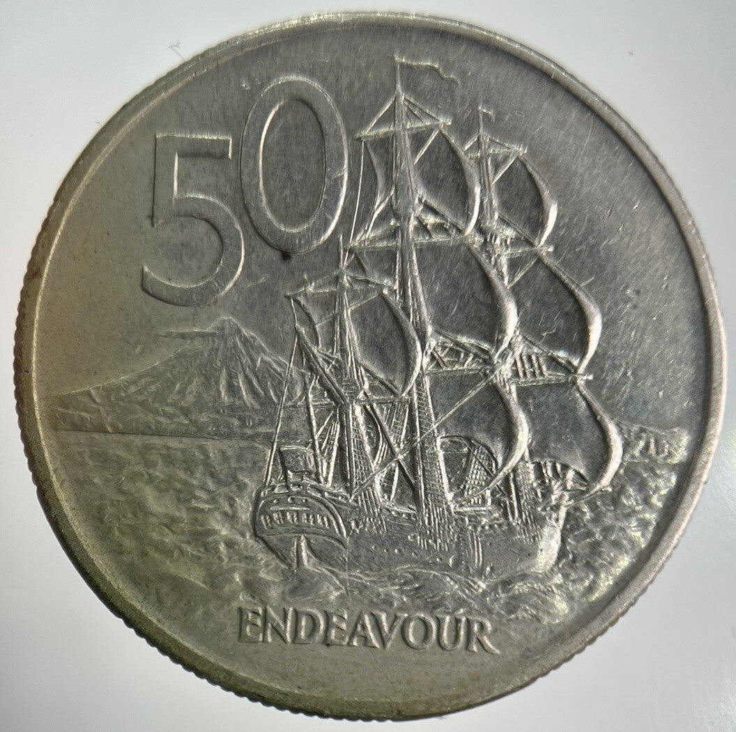 1988 New Zealand 50 Cents Coin | Fine Collectable Grade