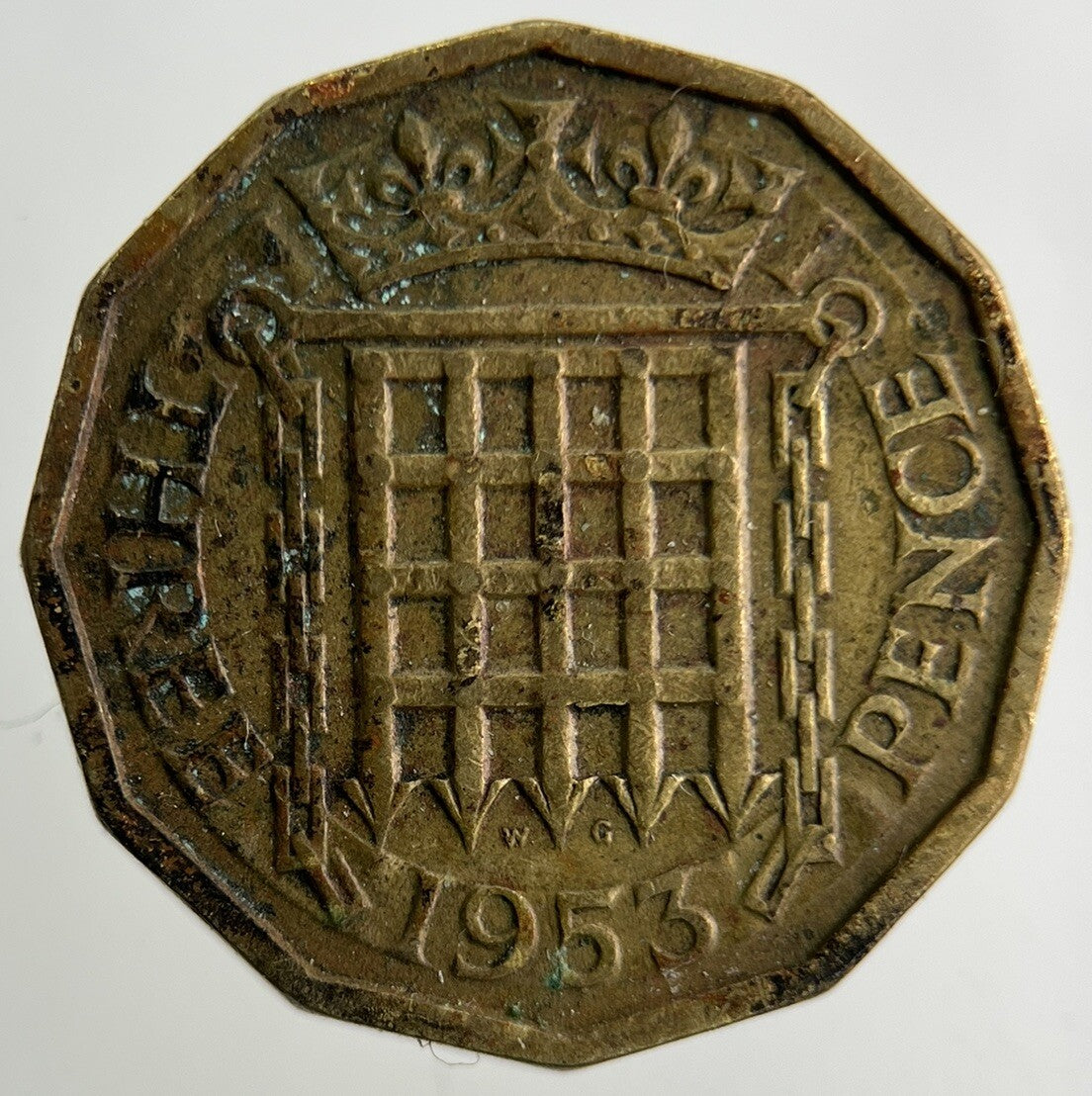 1953 Elizabeth II 2nd Brass Threepence Coin | Fine Collectable Grade