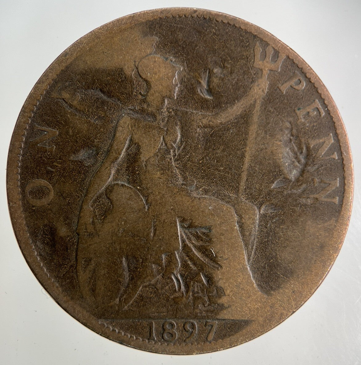 1897 Victoria One Penny Coin | Collectable Grade