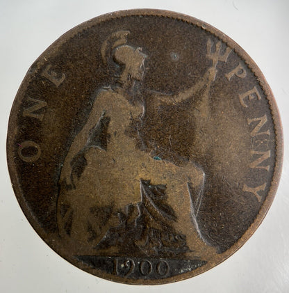 1900 Victoria One Penny Coin | Collectable Grade