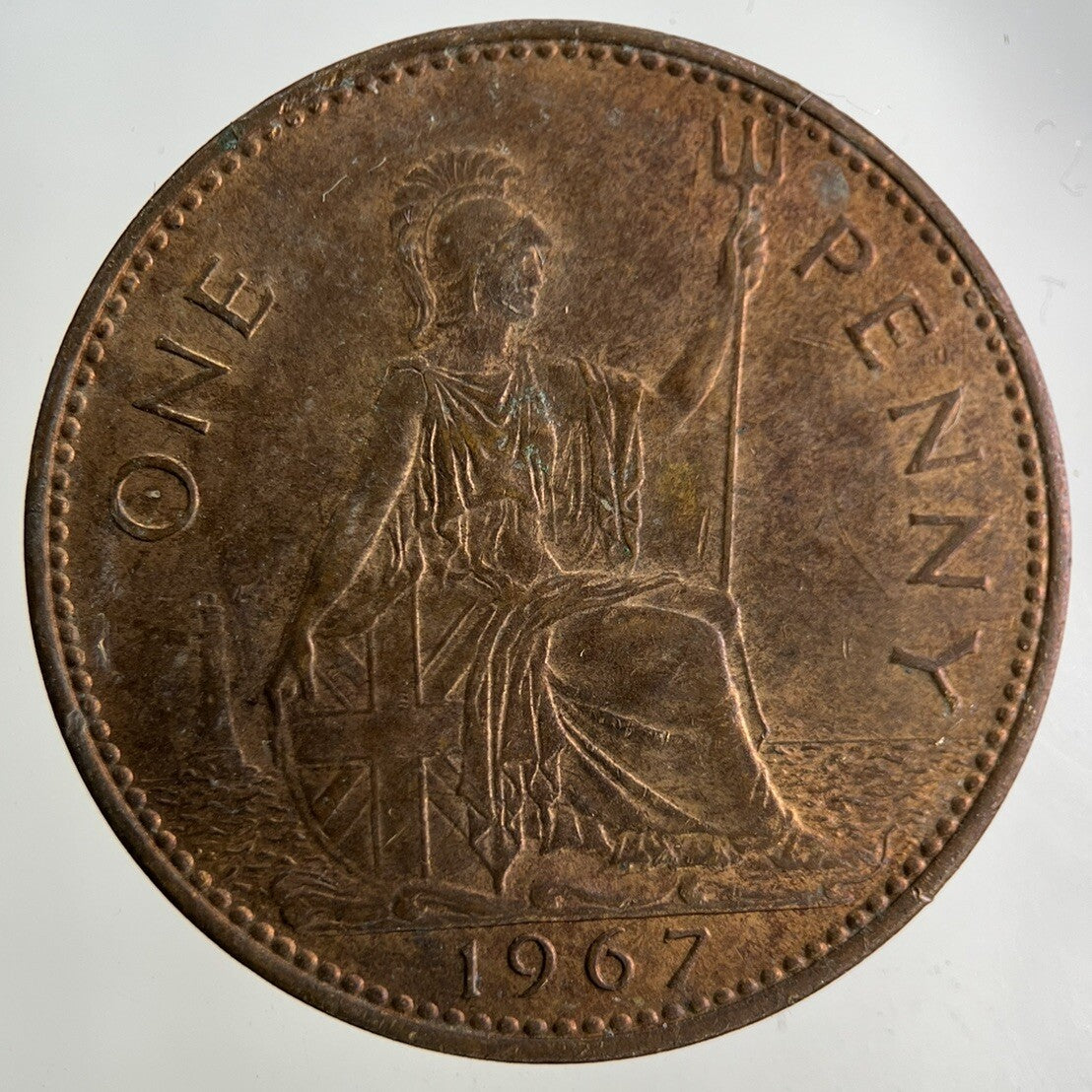 1967 Elizabeth II 2nd One Penny Coin | Fine Collectable Grade