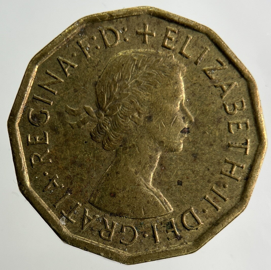 1967 Elizabeth II 2nd Brass Threepence Coin | Fine Collectable Grade