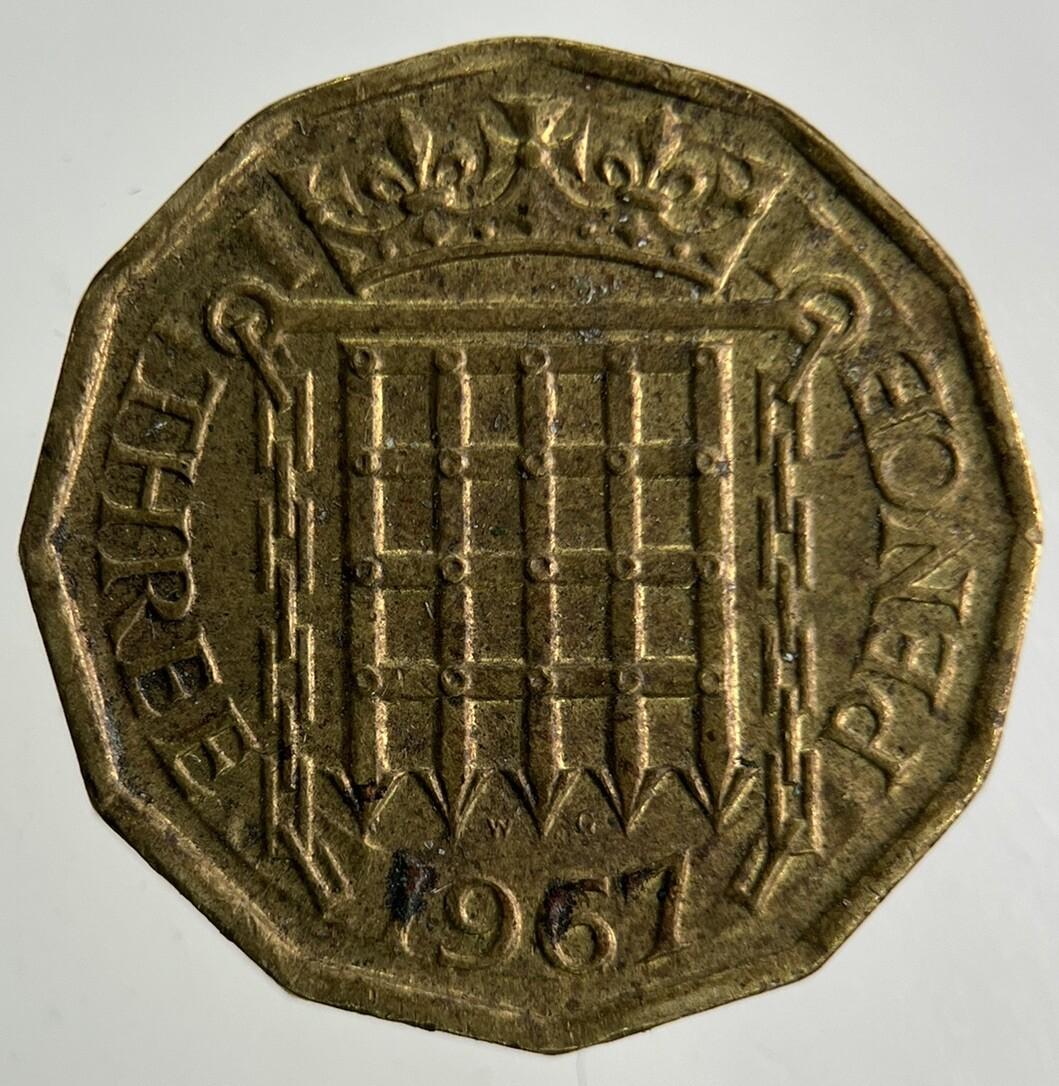 1967 Elizabeth II 2nd Brass Threepence Coin | Fine Collectable Grade