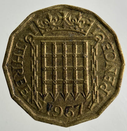1967 Elizabeth II 2nd Brass Threepence Coin | Fine Collectable Grade