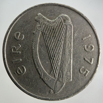 1975 Irish 10p Ten-Pence Coin | Fine Collectable Grade