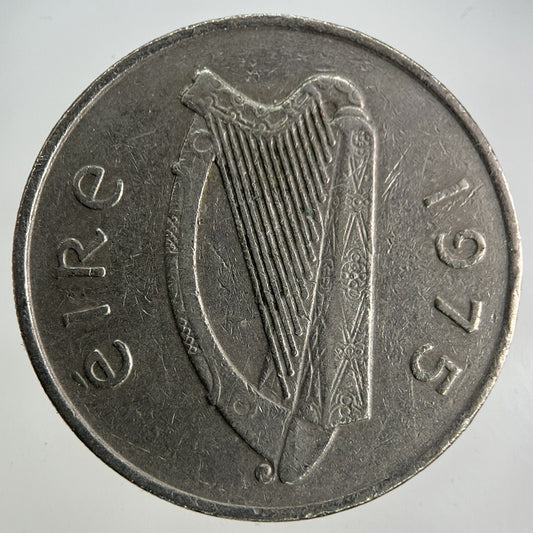 1975 Irish 10p Ten-Pence Coin | Fine Collectable Grade