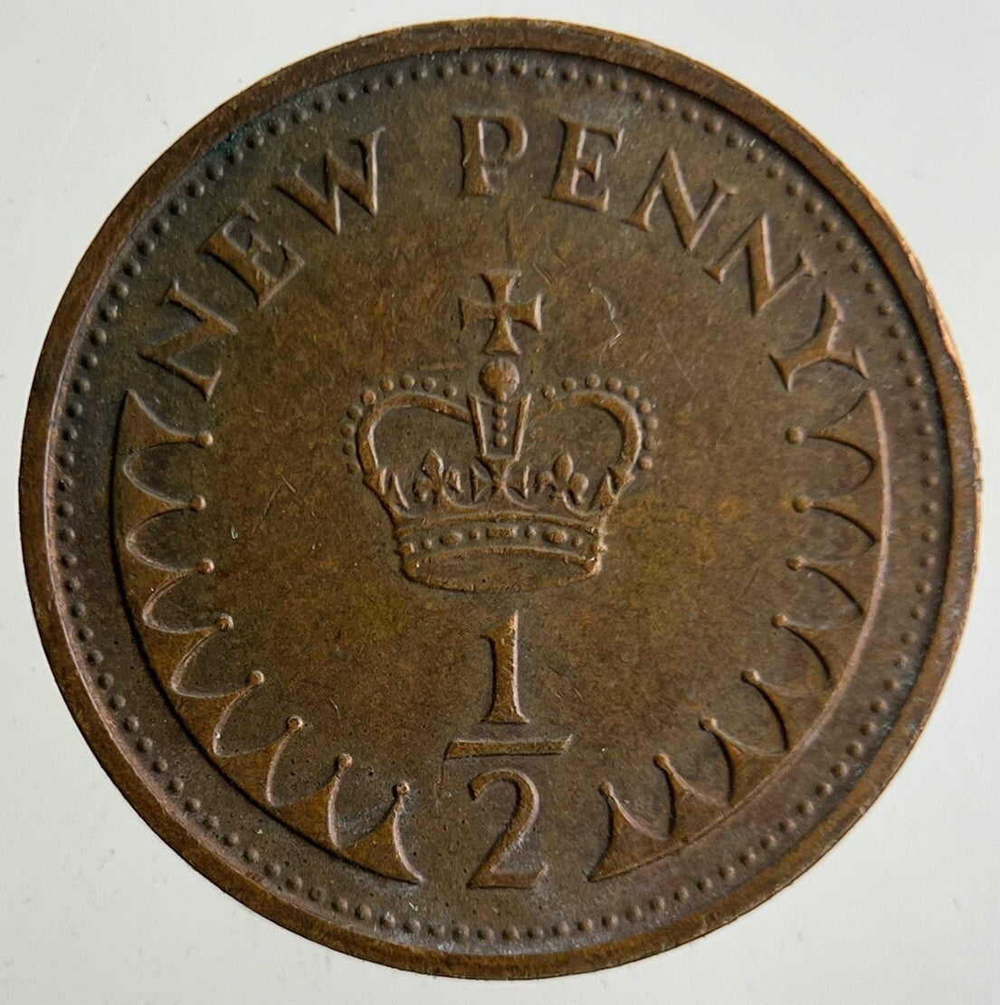 1974 Elizabeth II 2nd Half New Penny Coin | Fine Collectable Grade