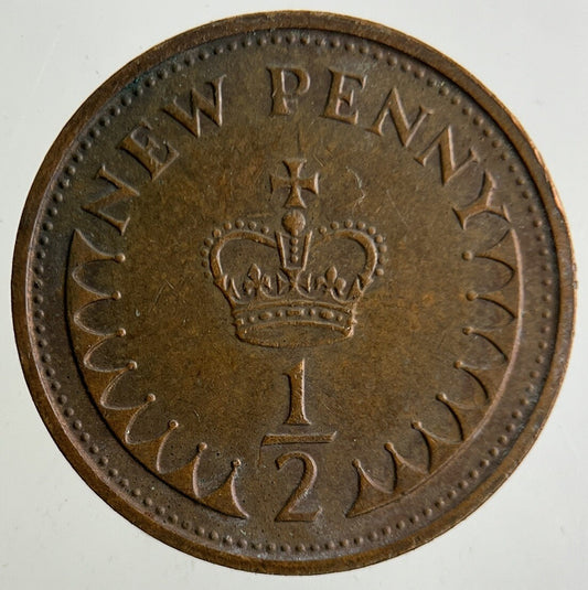 1974 Elizabeth II 2nd Half New Penny Coin | Fine Collectable Grade