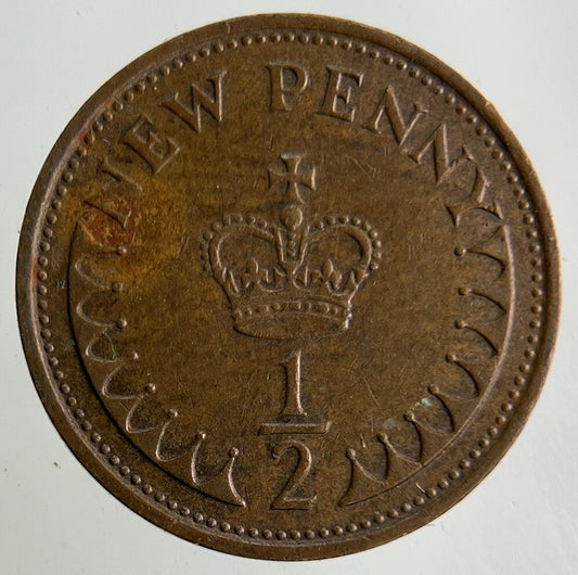 1974 Elizabeth II 2nd Half New Penny Coin | Fine Collectable Grade