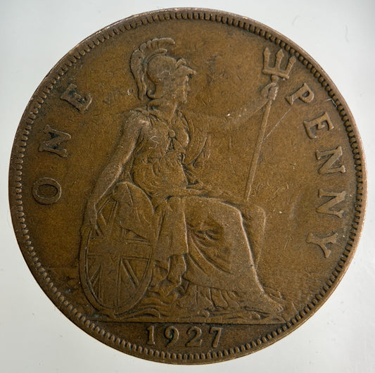 1927 George V One Penny Coin | Collectable Grade