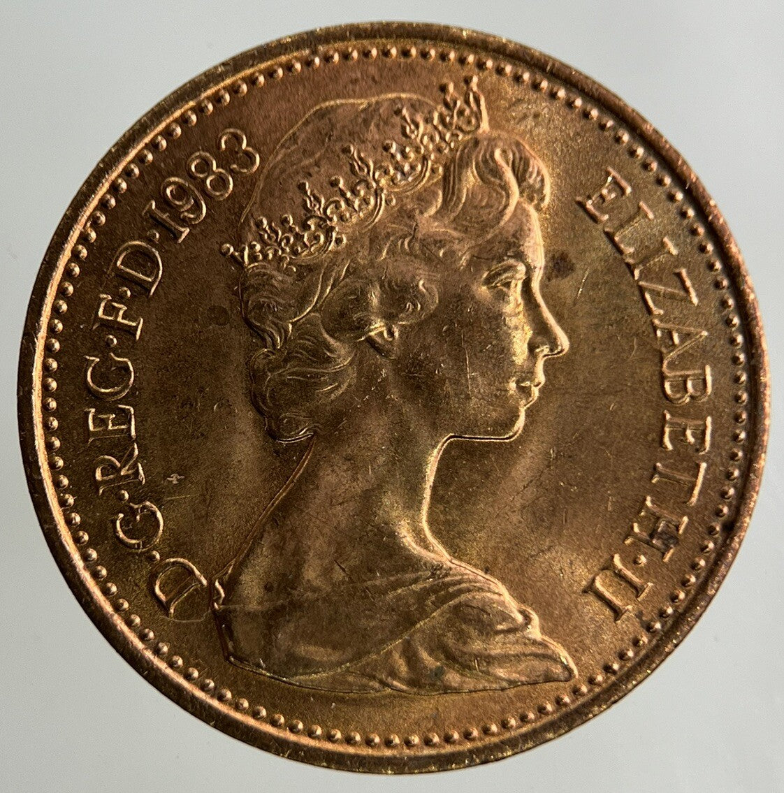 1983 Elizabeth II 2nd 1p One-Pence Coin | Fine Collectable Grade