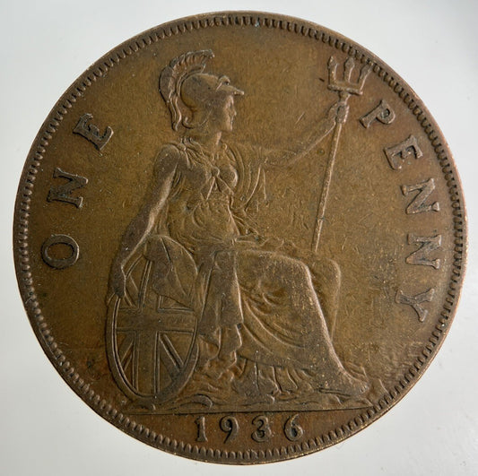 1936 George V One Penny Coin | Collectable Grade