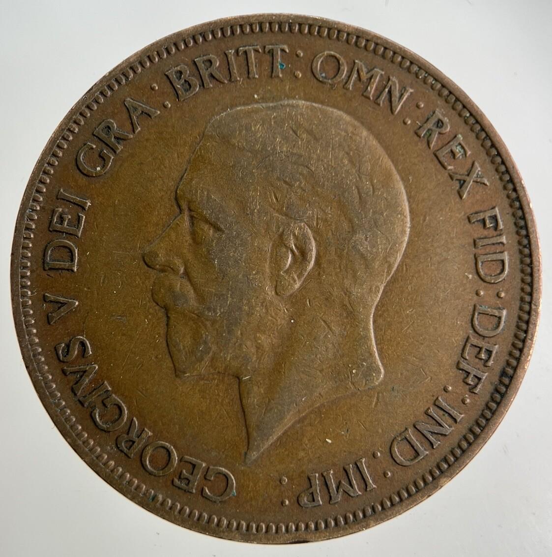 1936 George V One Penny Coin | Collectable Grade