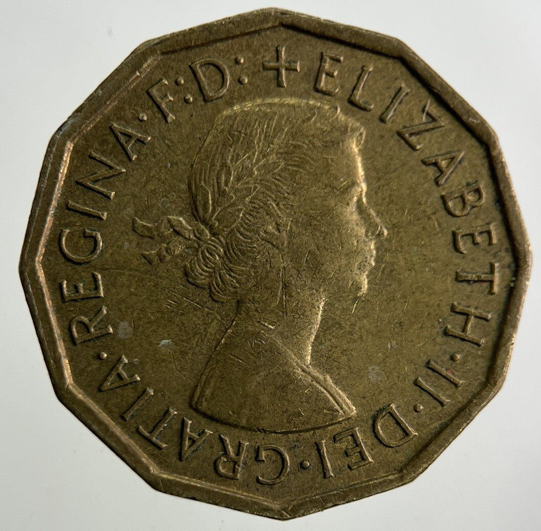 1967 Elizabeth II 2nd Brass Threepence Coin | Fine Collectable Grade