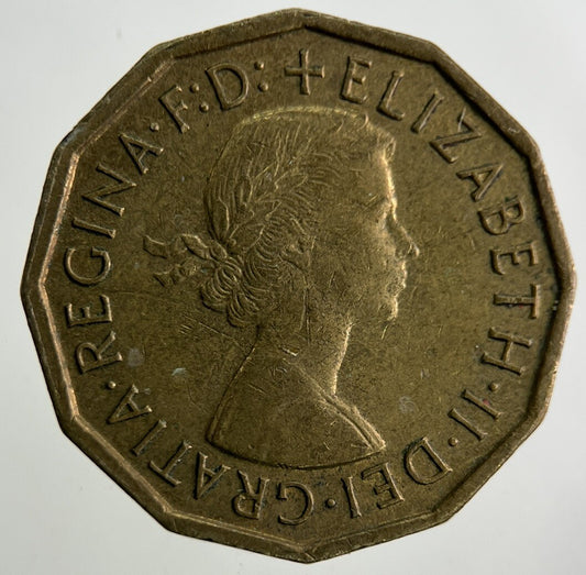 1967 Elizabeth II 2nd Brass Threepence Coin | Fine Collectable Grade