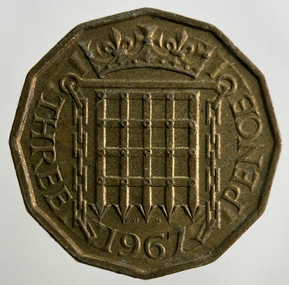 1967 Elizabeth II 2nd Brass Threepence Coin | Fine Collectable Grade