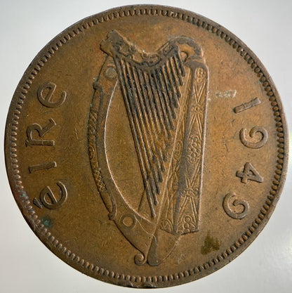 1949 Irish One Penny Coin | Fine Collectable Grade