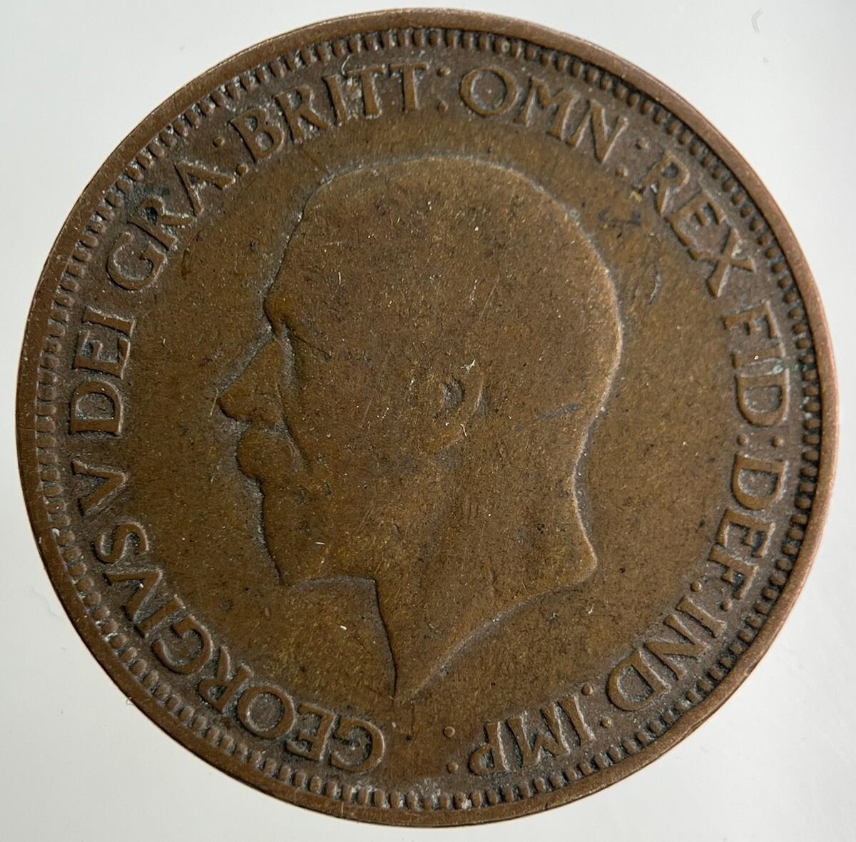 1929 George V Half-Penny Coin | Collectable Grade