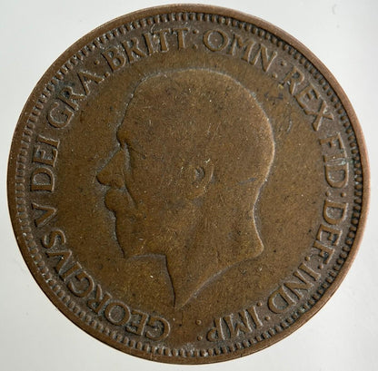 1929 George V Half-Penny Coin | Collectable Grade