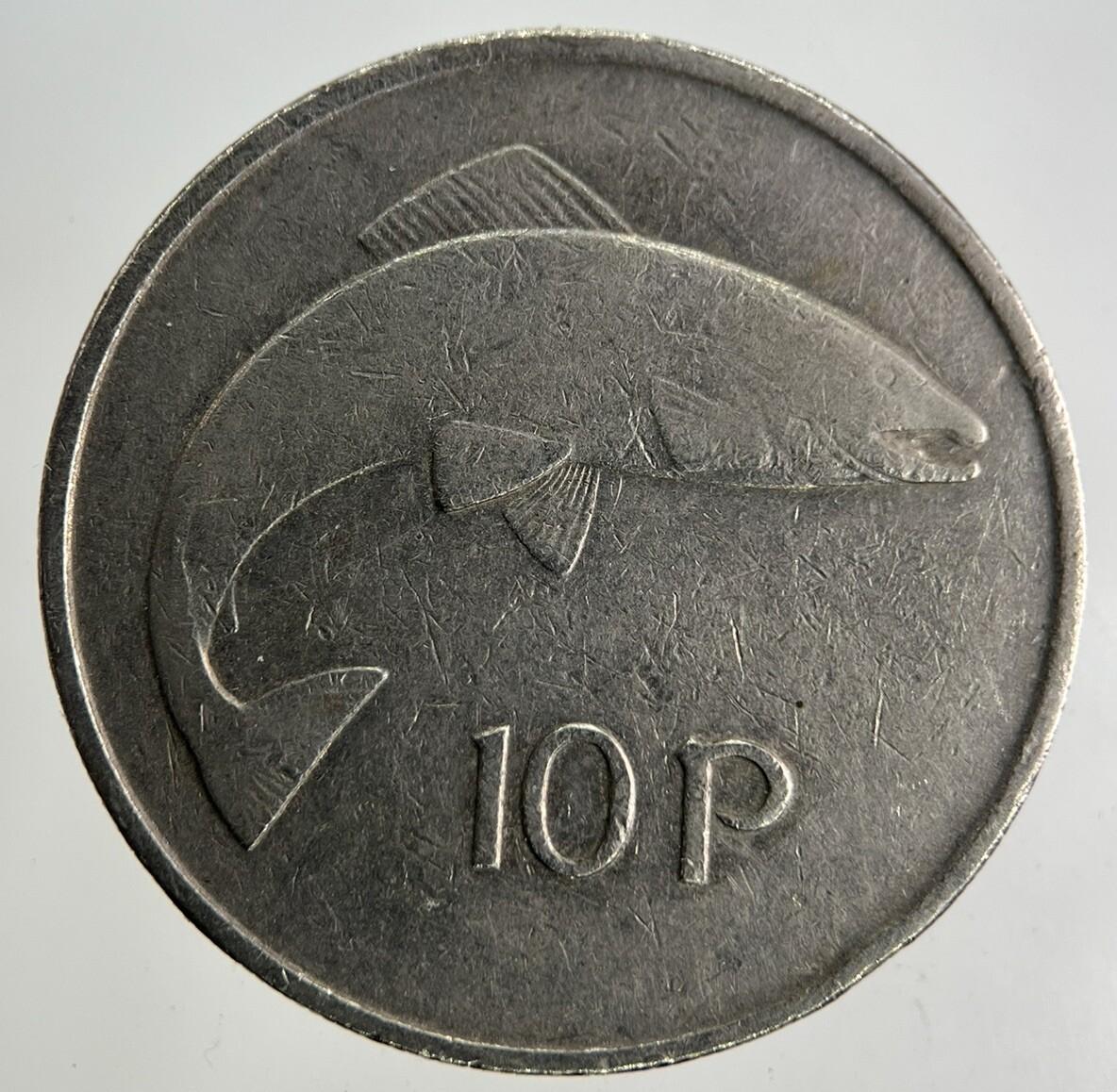 1975 Irish 10p Ten-Pence Coin | Fine Collectable Grade