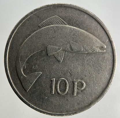 1975 Irish 10p Ten-Pence Coin | Fine Collectable Grade