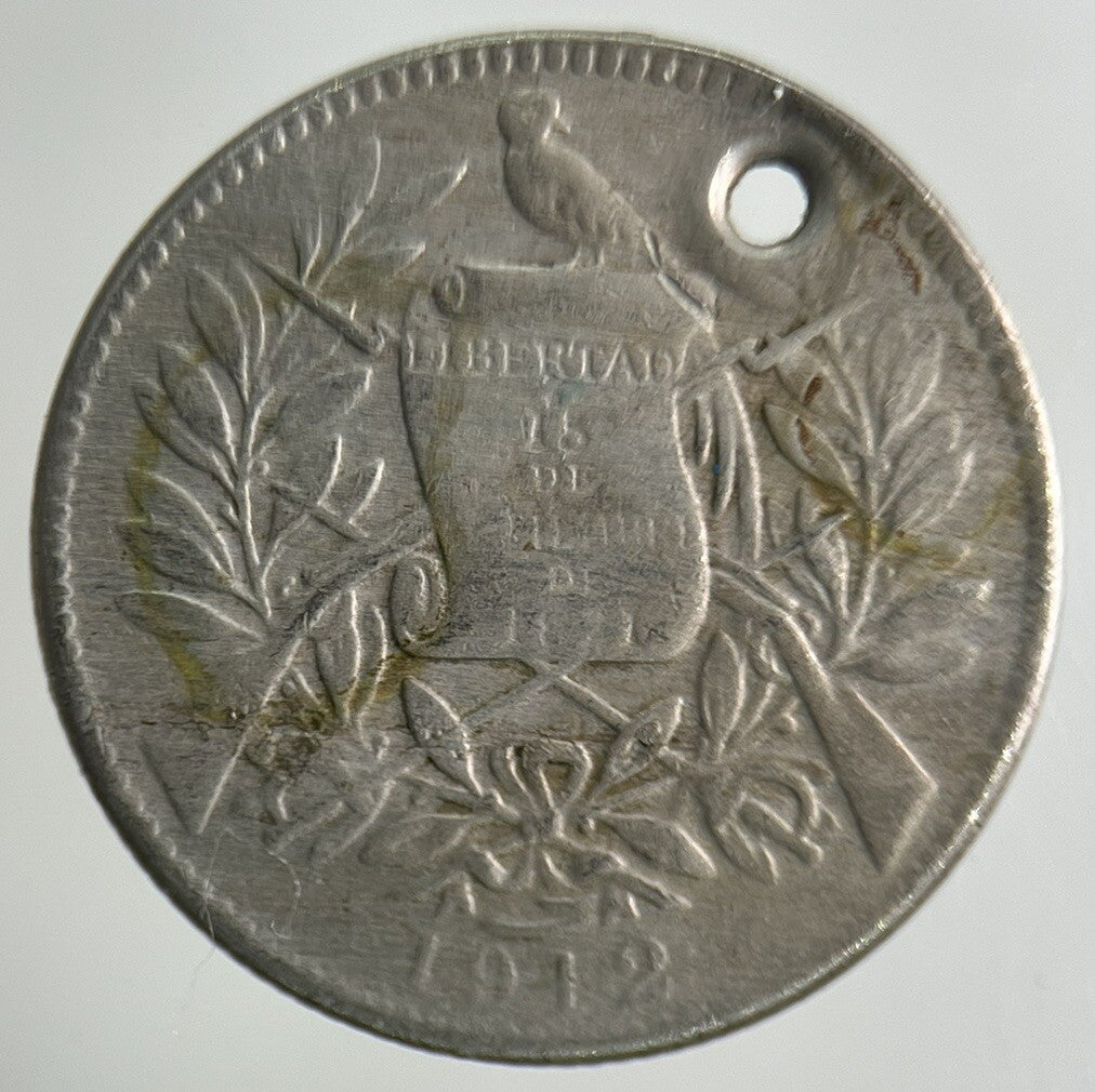 1912 Guatemala 1 Real Coin | Collectable Grade