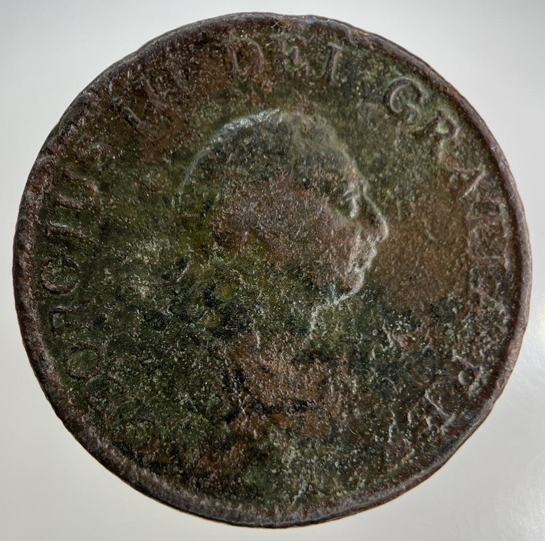 1799 George III 3rd Half-Penny Coin | Collectable Grade
