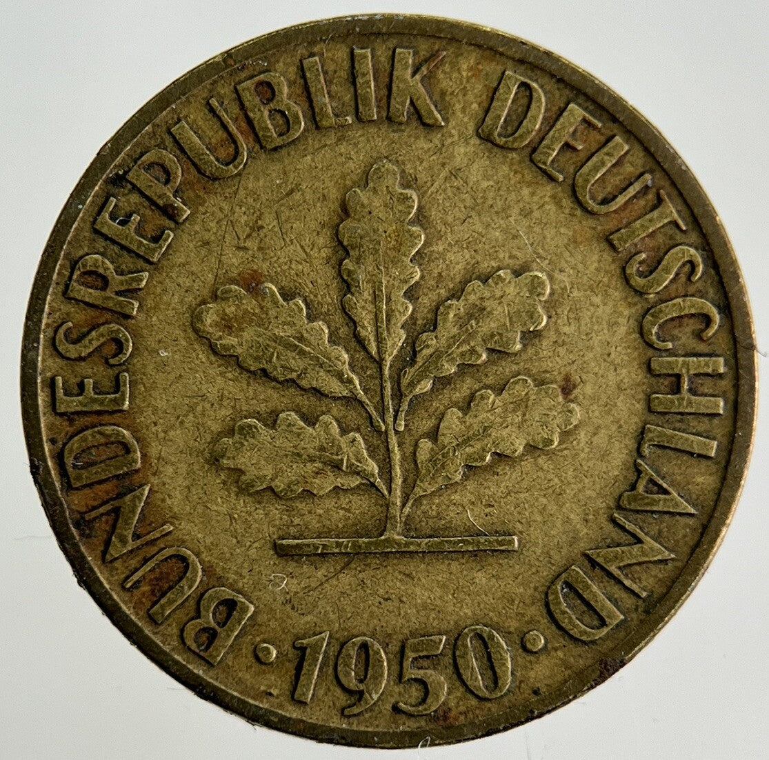 1950 Germany 5 Pfennig Coin | Fine Collectable Grade