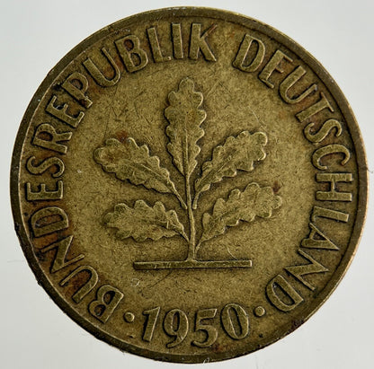 1950 Germany 5 Pfennig Coin | Fine Collectable Grade