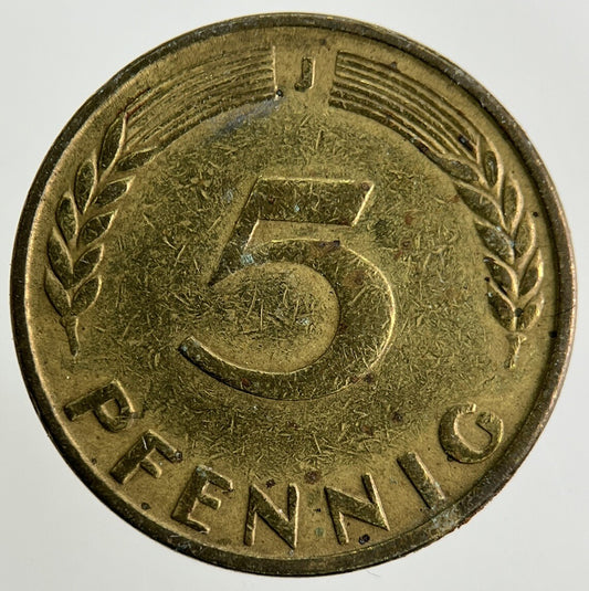1949 Germany 5 Pfennig Coin | Fine Collectable Grade