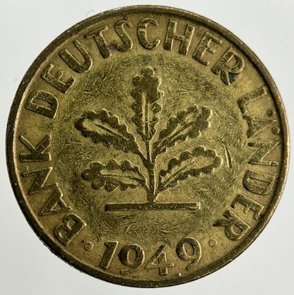 1949 Germany 5 Pfennig Coin | Fine Collectable Grade