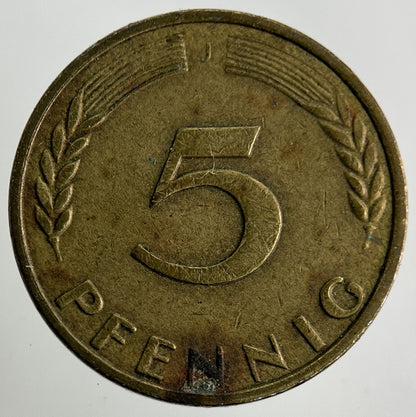 1950 Germany 5 Pfennig Coin | Fine Collectable Grade