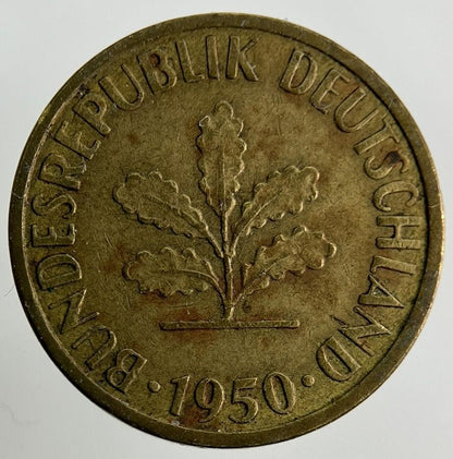 1950 Germany 5 Pfennig Coin | Fine Collectable Grade