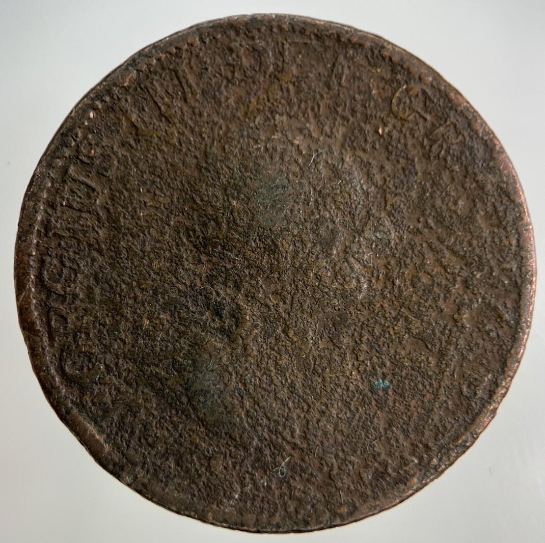 1799 George III 3rd Half-Penny Coin | Fair Grade