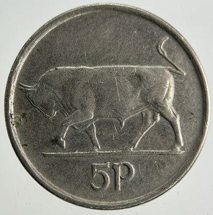 1992 Irish 5p Five-Pence Coin | Fine Collectable Grade