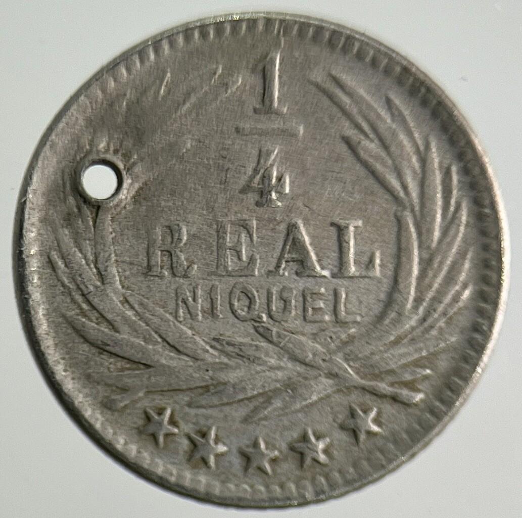 1900 Guatemala 1/4 Quarter Real Coin | Collectable Grade