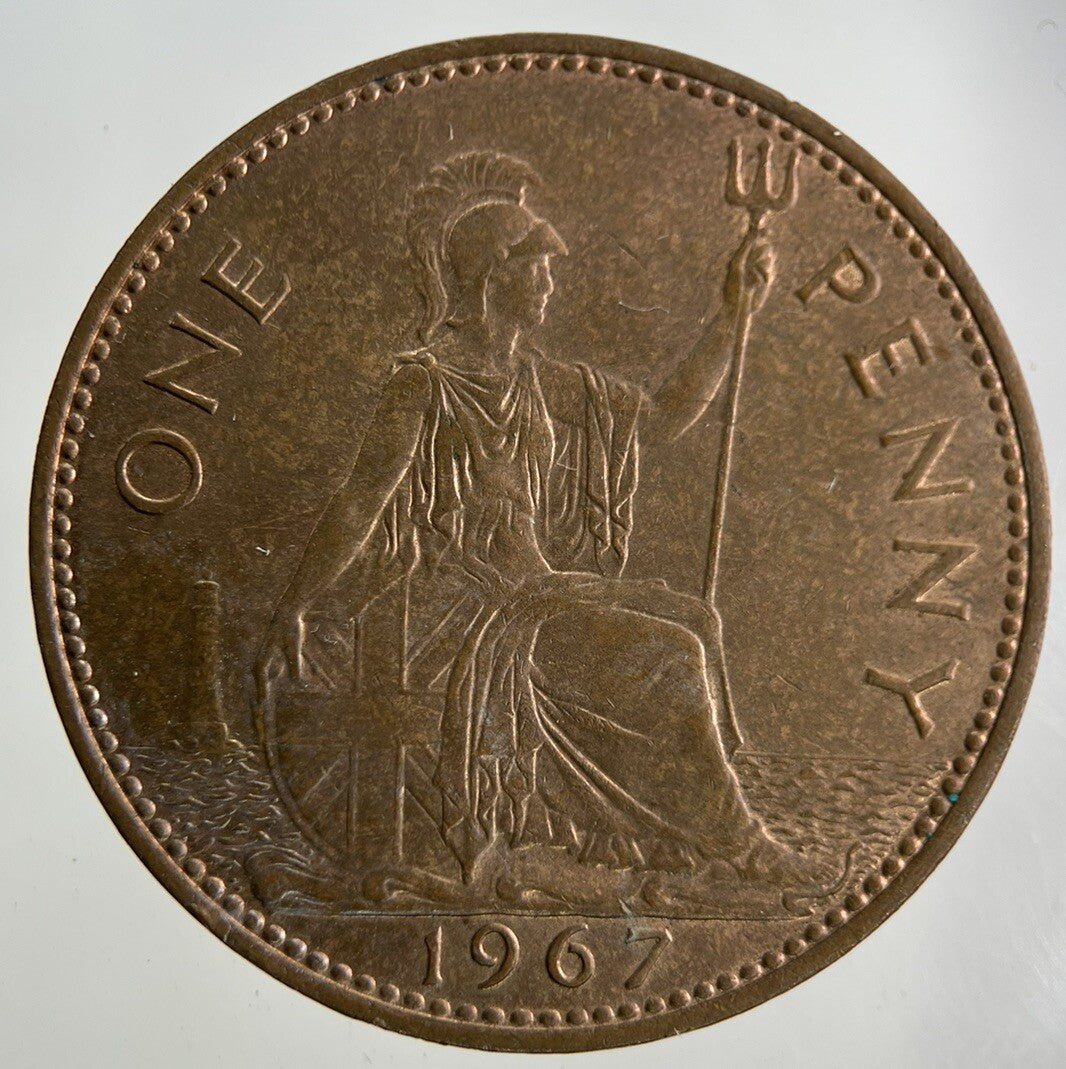 1967 Elizabeth II 2nd One Penny Coin | Fine Collectable Grade