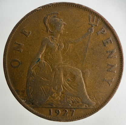 1927 George V One Penny Coin | Collectable Grade