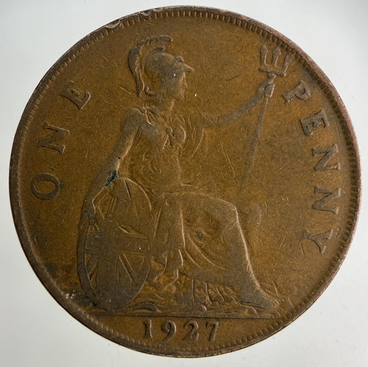 1927 George V One Penny Coin | Collectable Grade