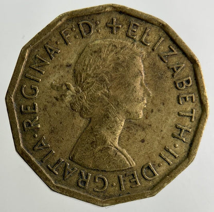 1961 Elizabeth II 2nd Brass Threepence Coin | Fine Collectable Grade