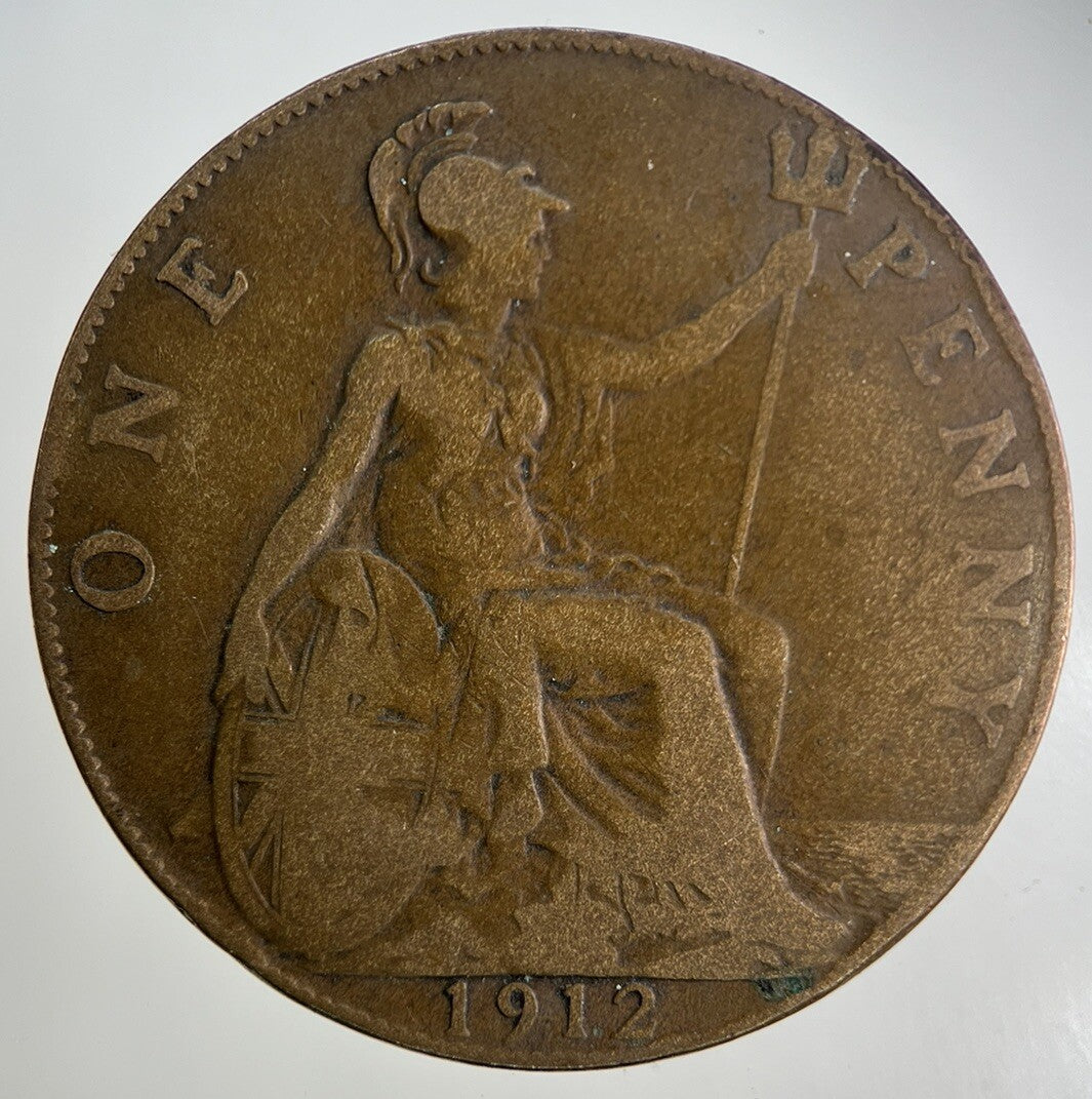 1912 George V One Penny Coin | Collectable Grade