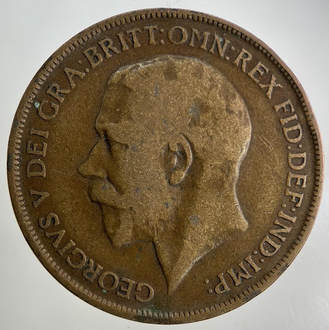 1912 George V One Penny Coin | Collectable Grade
