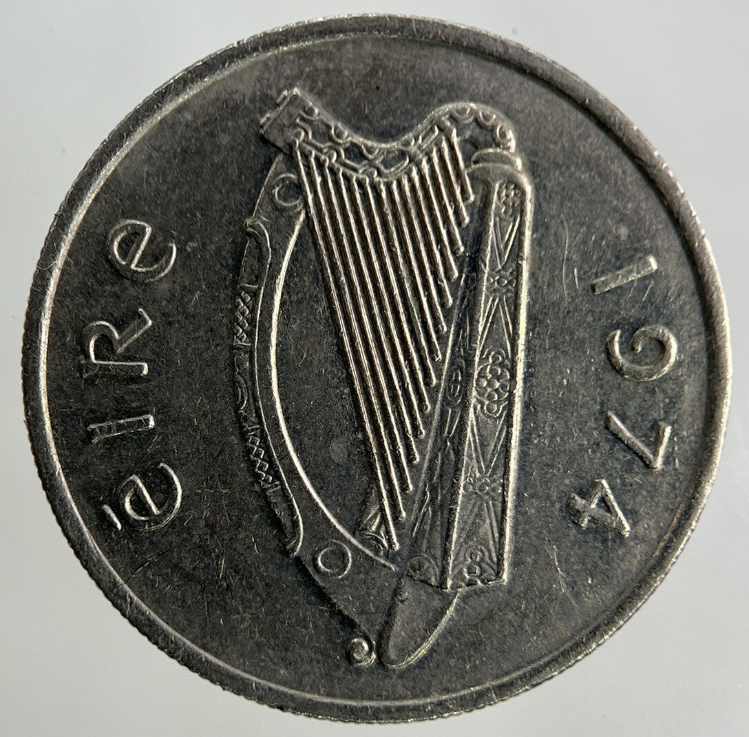 1974 Irish 5p Five-Pence Coin | Fine Collectable Grade