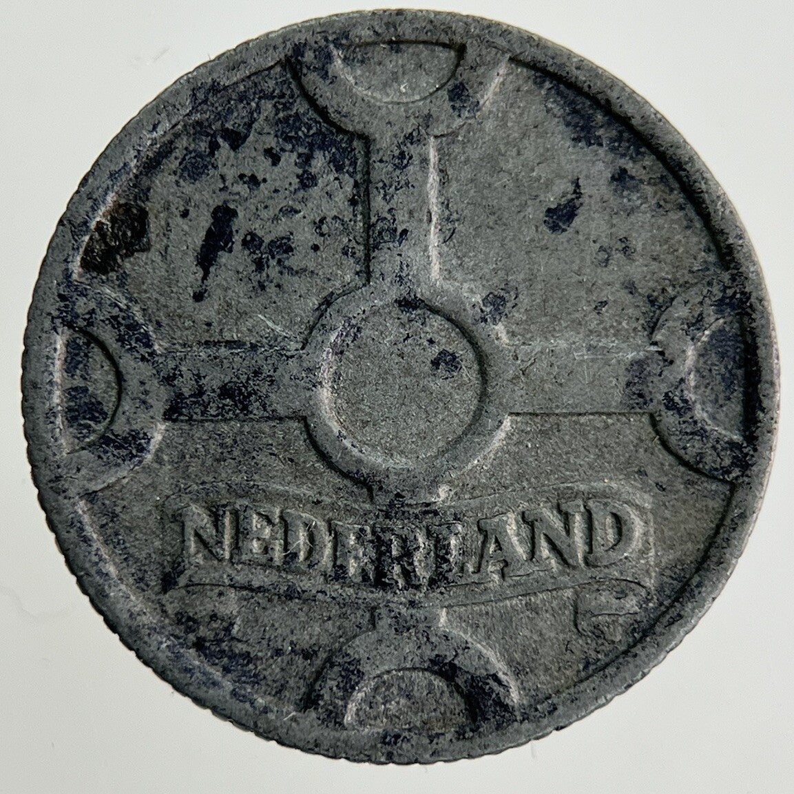 1942 Netherlands 1 Cent Coin | Fine Collectable Grade