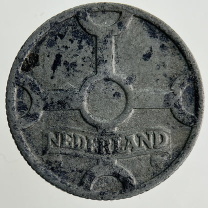 1942 Netherlands 1 Cent Coin | Fine Collectable Grade